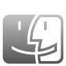 Operating System Mac Finder Icon 96x96 png